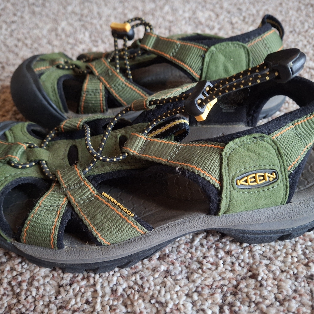 KEEN Kids Olive Green Outdoor Sandals